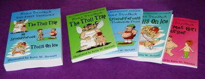 The Smelly troll paperbacks so far