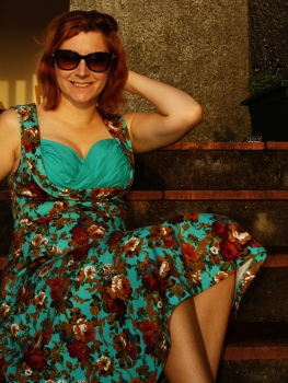 Me showing off my new 'Ophelia' dress